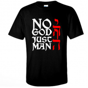 Póló - No God Just Man - Fekete